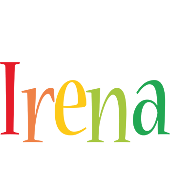 Irena birthday logo