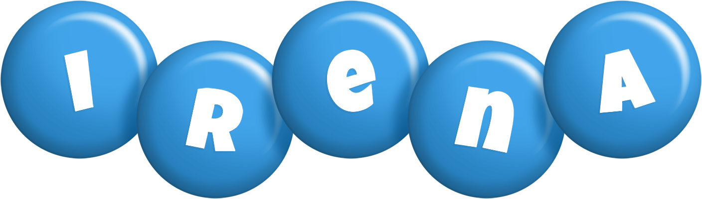 Irena candy-blue logo