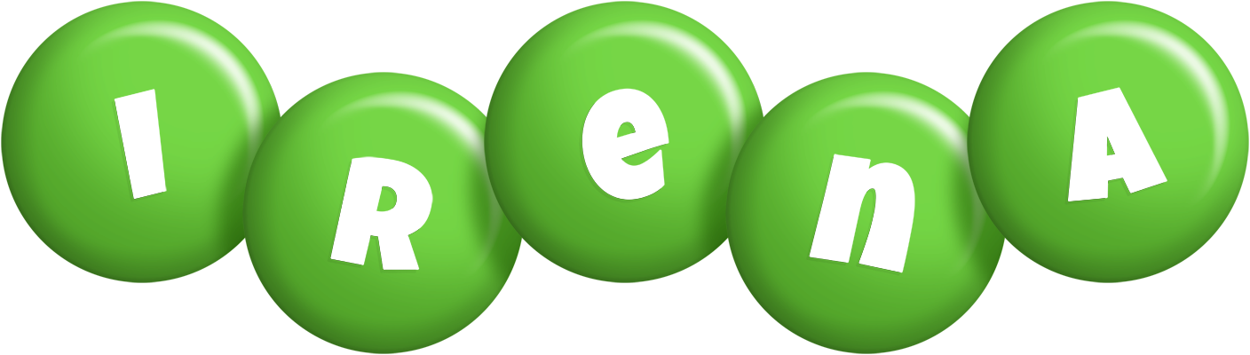 Irena candy-green logo