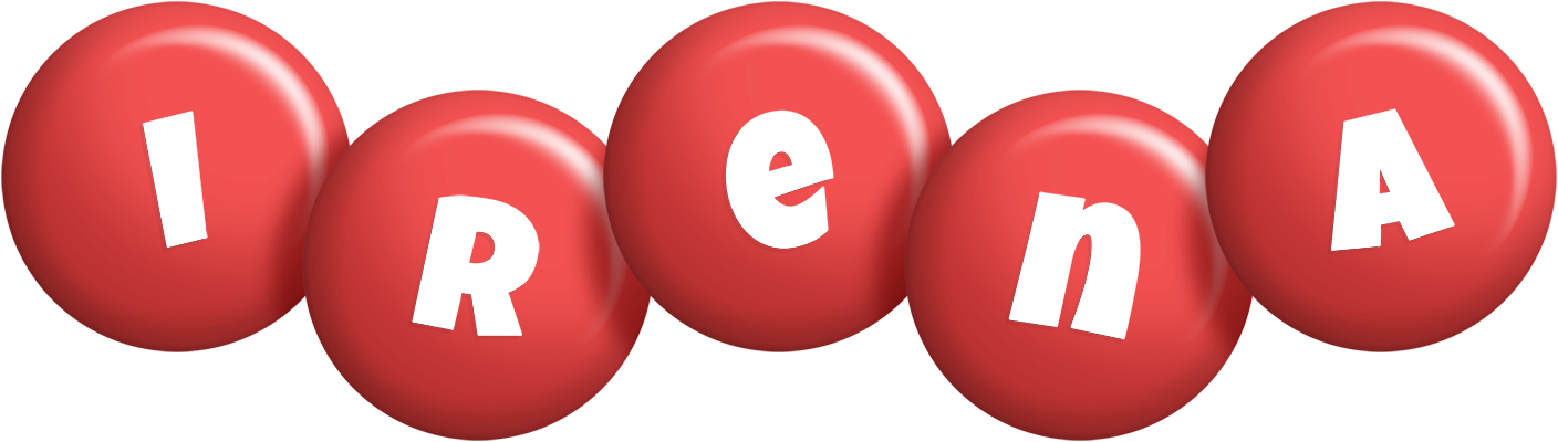 Irena candy-red logo