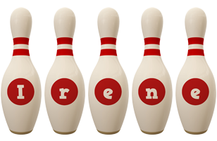 Irene bowling-pin logo