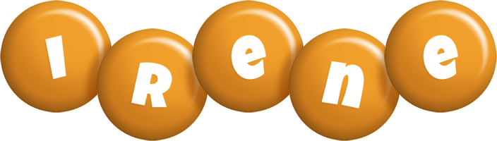 Irene candy-orange logo