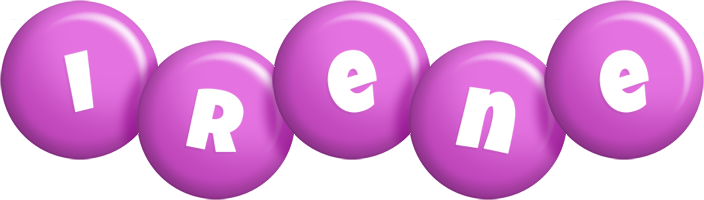 Irene candy-purple logo