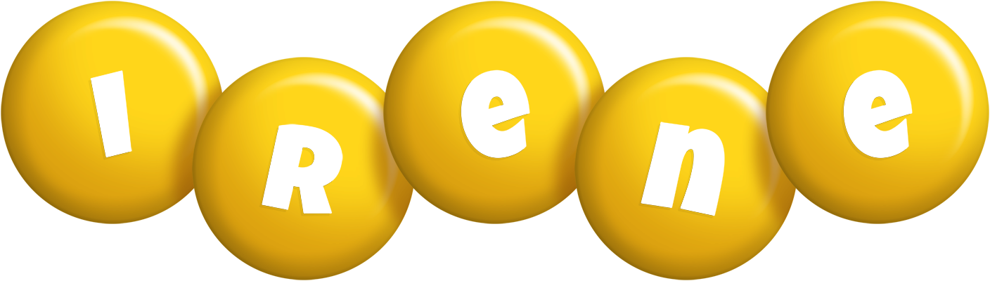 Irene candy-yellow logo
