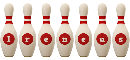 Ireneus bowling-pin logo