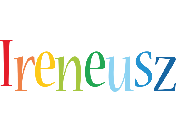Ireneusz birthday logo