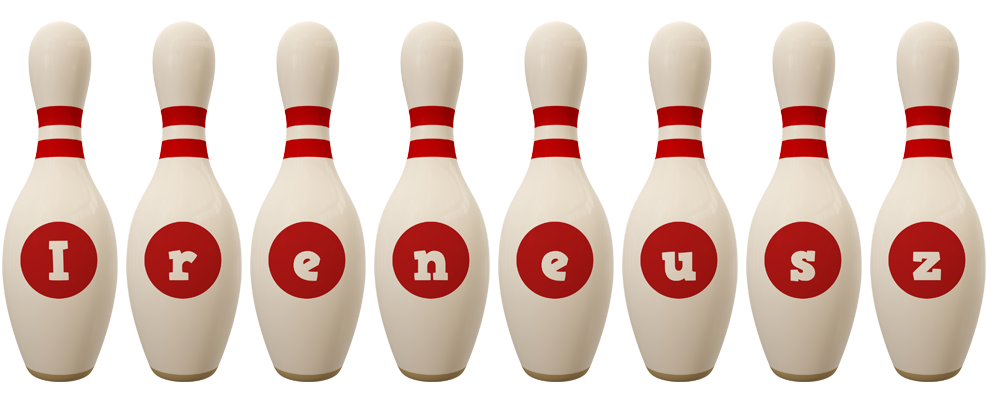 Ireneusz bowling-pin logo
