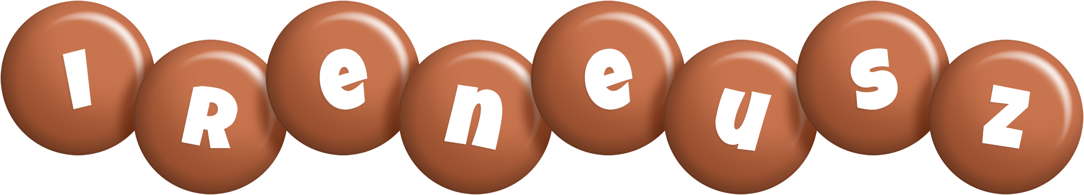 Ireneusz candy-brown logo