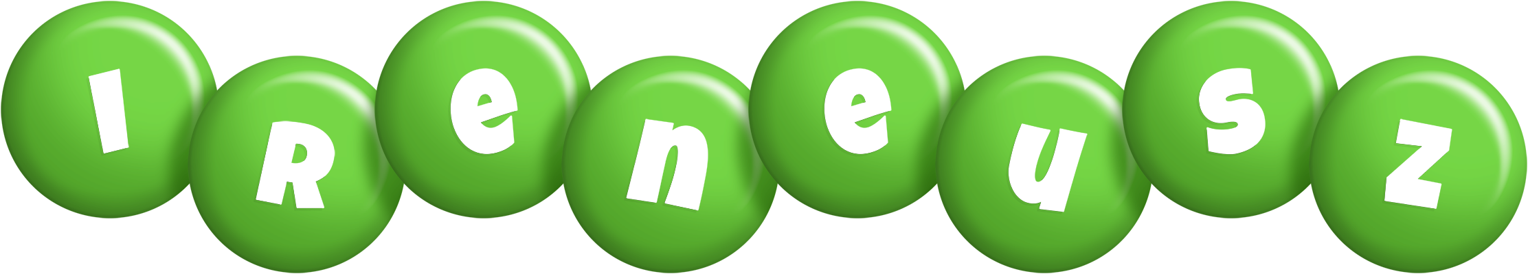 Ireneusz candy-green logo