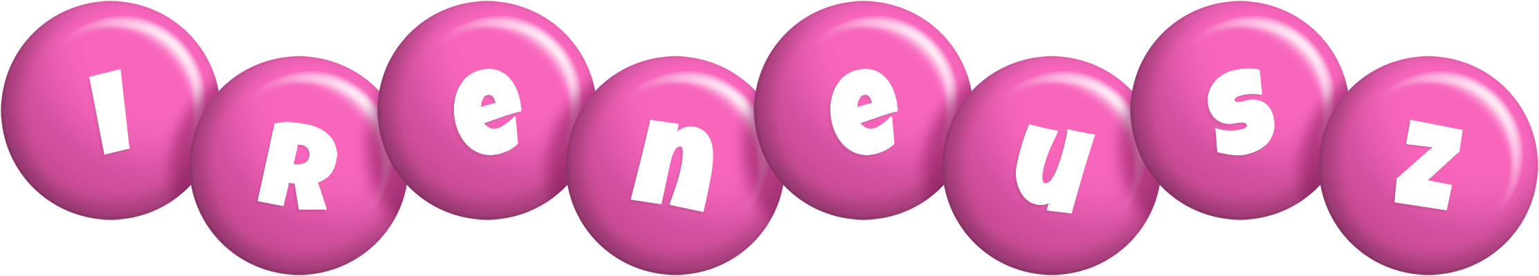 Ireneusz candy-pink logo