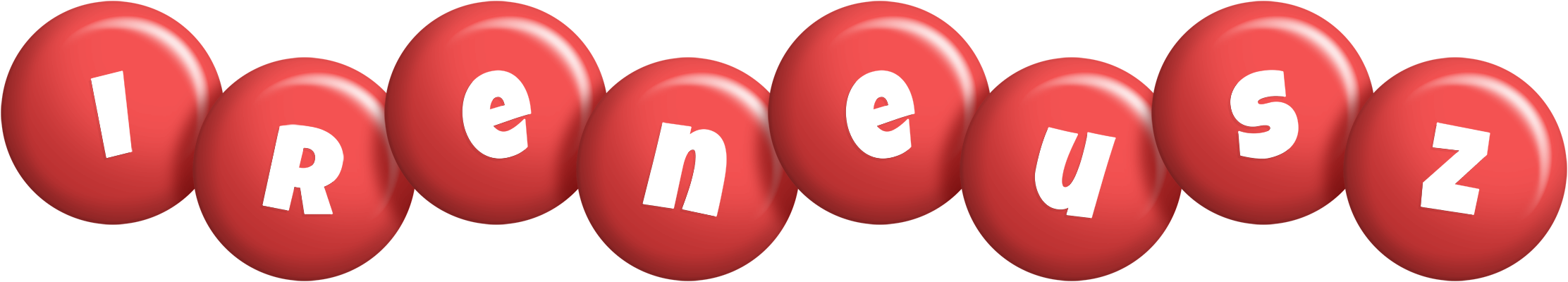 Ireneusz candy-red logo