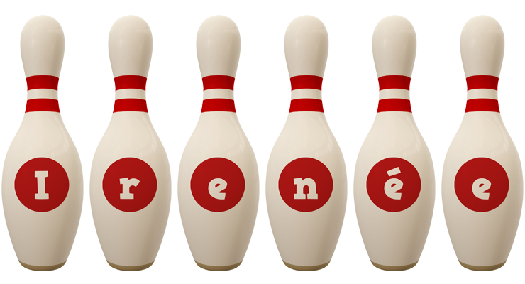 Irenée bowling-pin logo