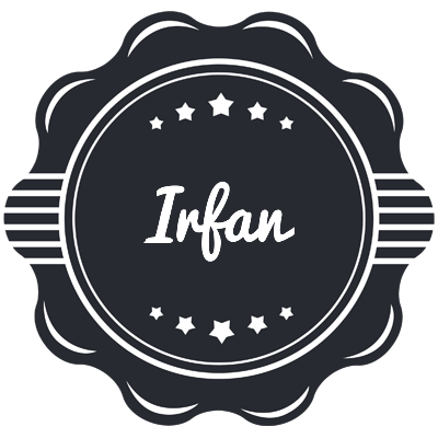 Irfan badge logo