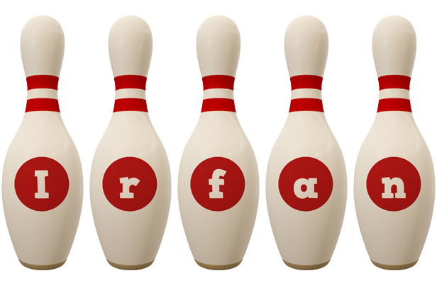 Irfan bowling-pin logo