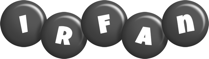Irfan candy-black logo