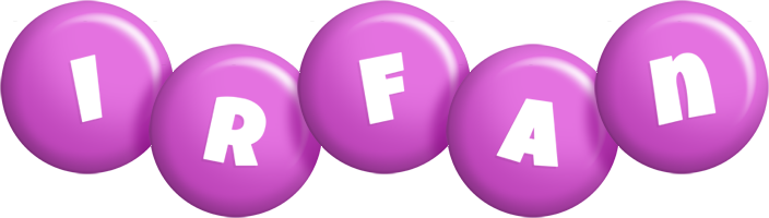 Irfan candy-purple logo