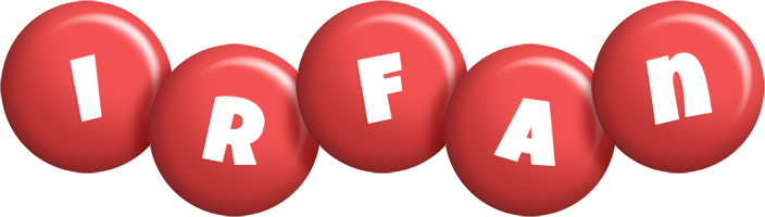 Irfan candy-red logo