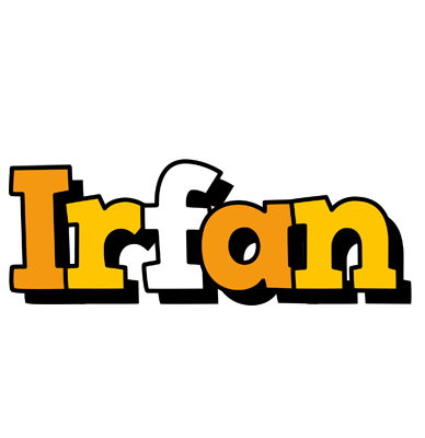Irfan cartoon logo