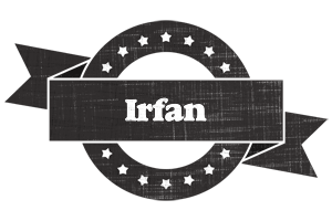 Irfan grunge logo