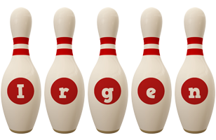 Irgen bowling-pin logo