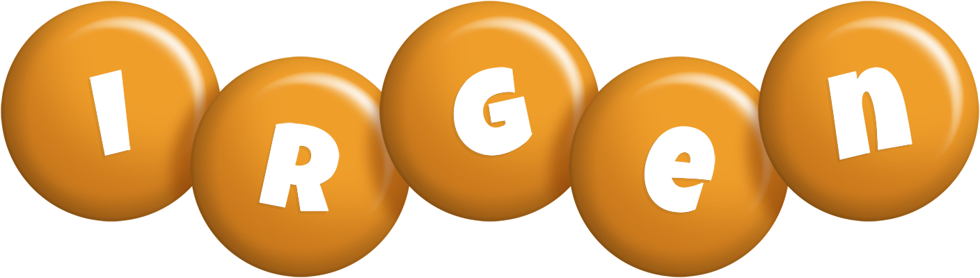 Irgen candy-orange logo