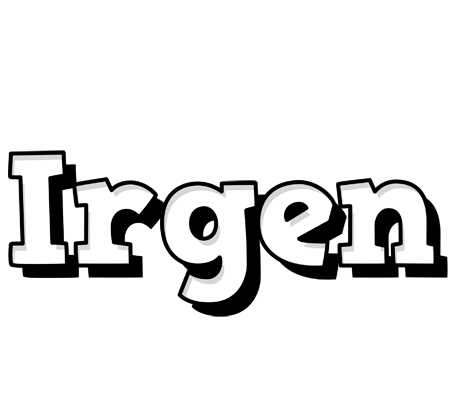 Irgen snowing logo
