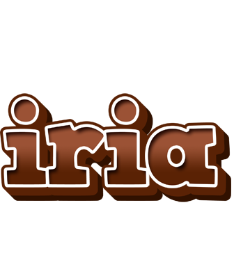 Iria brownie logo