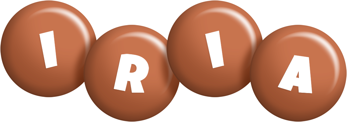Iria candy-brown logo