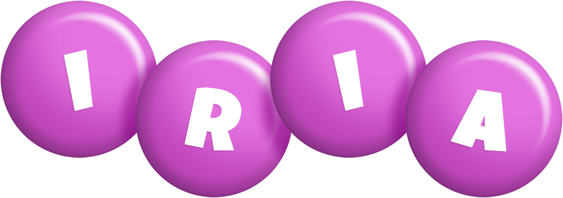 Iria candy-purple logo