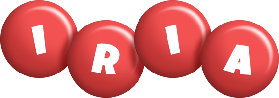 Iria candy-red logo