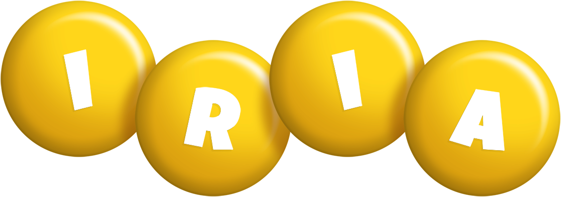 Iria candy-yellow logo