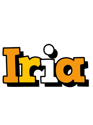 Iria cartoon logo