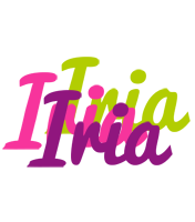 Iria flowers logo