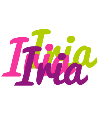Iria flowers logo