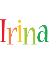 Irina birthday logo