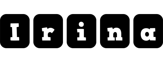 Irina box logo