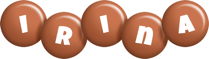 Irina candy-brown logo