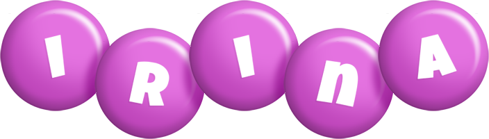 Irina candy-purple logo