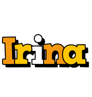 Irina cartoon logo
