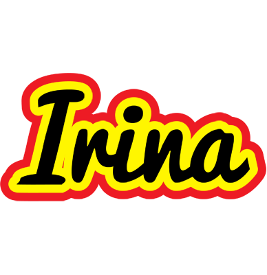 Irina flaming logo