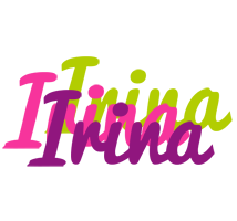 Irina flowers logo