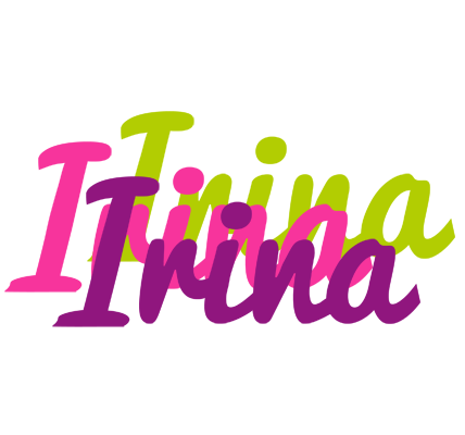 Irina flowers logo