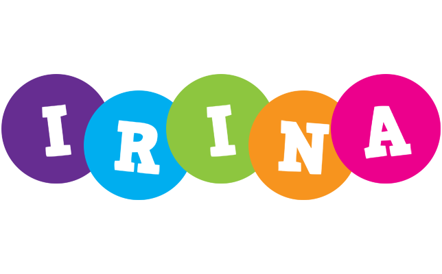 Irina happy logo