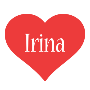 Irina love logo