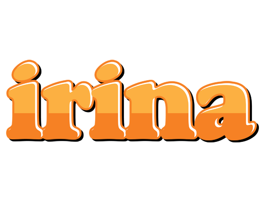 Irina orange logo
