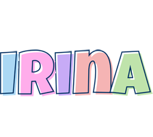 Irina pastel logo
