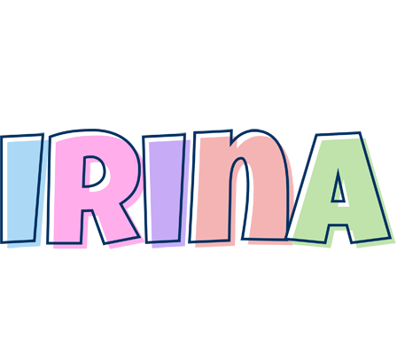Irina pastel logo