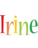 Irine birthday logo