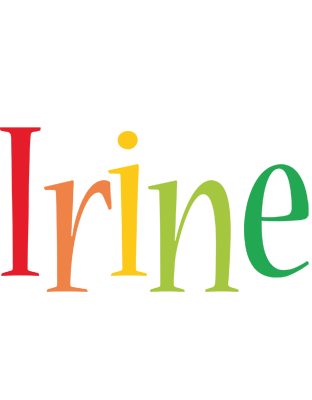 Irine birthday logo