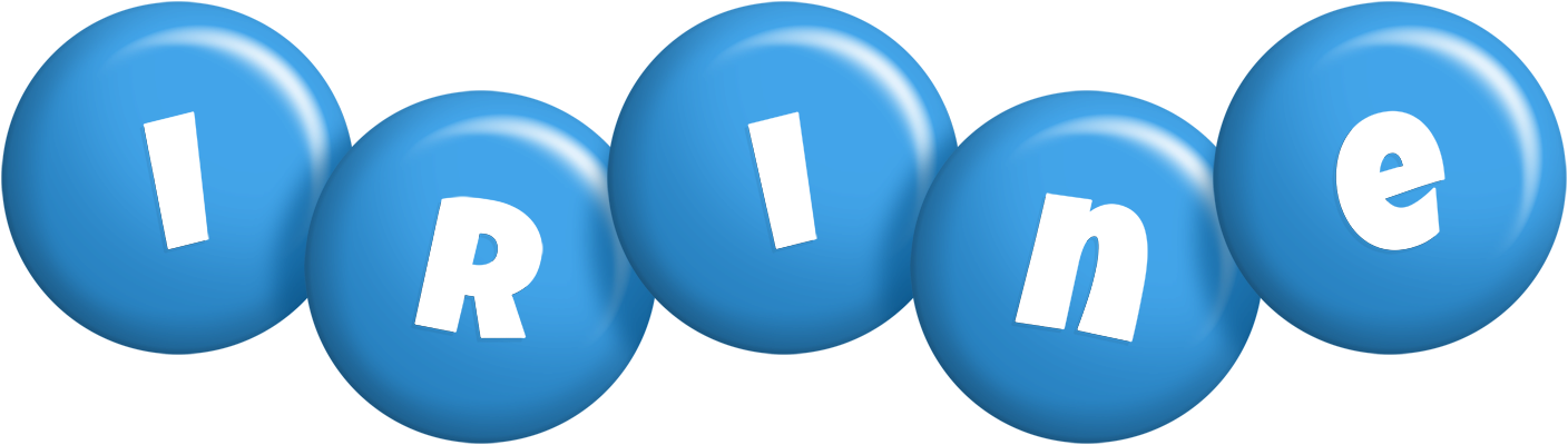 Irine candy-blue logo